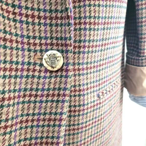 VTG Sag Harbor tweed wool blazer jacket - Picture 6 of 12